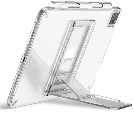Ringke Outstanding Compatibile con Supporto iPad, Supporto Universale Leggero per Tablet, Supporto Portatile Trasparente Disegnato per Porta Tablet - Clear Mist