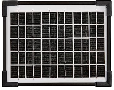 RING 5W Solar Panel Battery Maintainer - Monocrystalline Solar Cells: With Crocodile Clamps for Direct Charging