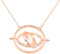 ZLESAGII Zeitumkehrer Kette Hermine mit Sanduhr Anhänger 360 Grad Halskette Gold Charme Film Liebhaber Fan-Merch Kinder Geschenk Schmuck