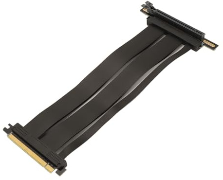 PCIE 4.0 X16 Riser Kabel, Hochgeschwindigkeits-90-Grad-Doppelreih-Grafikkarten-Verlängerung Kabel für RTX4090 RX6950XT X570