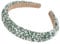 Damen Strass Glitzer Stirnband, funkelnde Pailletten Dekoration, Mode Damen Hut Schmuck, gepolsterte Haarbänder Damen Haarschmuck Mädchen Haarbänder (grüner)