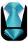 HISDERN Krawatten Aqua Blau Herren Hochzeit Krawatte mit Einstecktuch Klassisch Business Krawatte & Taschentuch Set