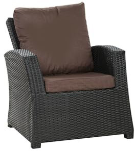 Setgarden Kissen für Sessel, Kissen für Rattan-Gartenmöbel, Kissen für Relaxstühle, Kissen für Rattansofas, Kissen für Gartenmöbel aus Rattan (Braun)
