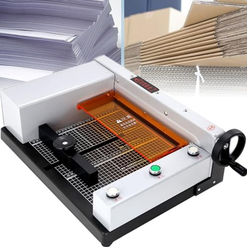 Elektrischer Papierschneider, automatische Desktop-A4-Papierschneidemaschine, 40 mm dickes Schnittpapier, Schnittbreite 300 mm, für Zuhause, Büro, Klassenzimmer, Schule