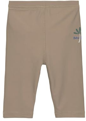 LÄSSIG Splash & Fun Beach Badeshorts mit UV-Schutz und integrierter Windel (DE/NL/SE/PL, Numerisch, 74, 80, Choco)