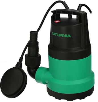 Pompe à eau propre submersible 400 W. 8 000 l/h, profondeur 5 m, élévation 5,5 m.
