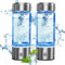 Wasserstoff Wasserflasche, 2024 Neu Hydrogen Water Bottle, Tragbare Wasserstoff Wasser Lonisator Maschine, Wasserstoff-Wassergenerator, Trinkflasche Anti Aging, Antioxidant Glass Bottle [2 Stück]