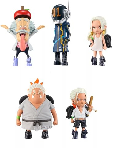 Banpresto One Piece World Collectable Actionfigur, Egghead 4, 7 cm, Mehrfarbig, BP89657P
