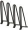 Lot 4 Pieds de Table en Épingle à Cheveux 30cm,Ensemble de Pieds de Table en Épingle,Pieds pour Table Chaise Meuble en Métal,DIY Pieds de Table Basse Industrielle,pour Table a Manger (Noir, 30cm)