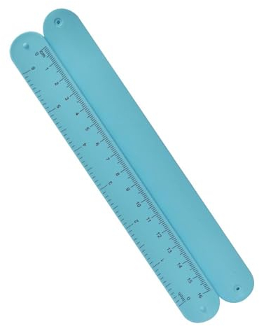 2 x Lineal-Armband, Schnapparmbänder, Regenbogen-Silikonarmband, Slap Armband, Slap Armbänder mit Skala für Erwachsene und Jugendliche, Partygeschenk, Schulpreis, Geschenk, 2 Stück, ohne Edelstein,