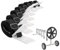 ANCLLO 8pcs Fastening Kit With Clips And Buckles, Fastening Straps, Fixing Straps, Pool Foil For Above Ground Universal Pool, Pool Tarpaulin/Cover, Fastening Straps