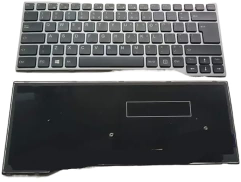 YGUWZ Tastatur kompatibel mit E544 E546 E547 E733 E734 E736 E743 E744 E746 U745 US UK(Backlit UI)