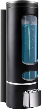 Soap Dispenser Wall Mounted 400ML,Liquid Shower Gel Shampoo Bottle for Bathroom/Kitchen/Handwash(1)