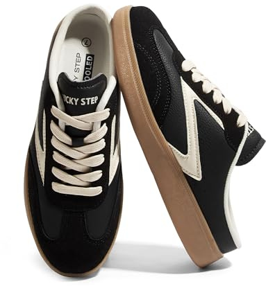 LUCKY STEP Zapatillas Mule Mujer, Slip-On Sin Talón | Exterior sintético, forro textil suave, plantilla acolchada extraíble y diseño mule sin talón para uso diario.