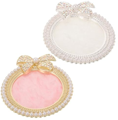 VALICLUD 2pezzi Palette Per Nail Art in Resina Palette Per Smalti in Gel Vuota Per Miscelare Colori Unghie Per Manicure