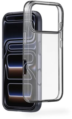 Hama Hülle für iPhone 17 Pro (Handyhülle, Schutzhülle für Rückseite, Case, Kratzfest, extra Schutz für Kamera und Display, transparent, Slim, Hülle dünn) durchsichtig