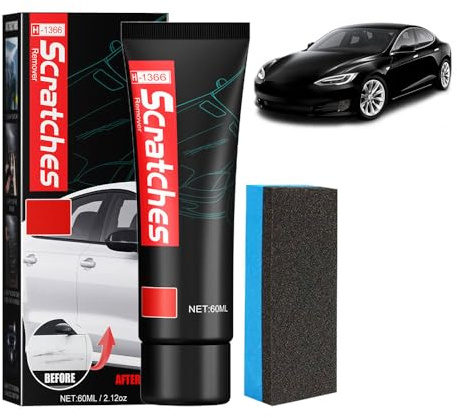 Premium Car Scratch Remover Kit, 2026 Neu Auto-Kratzer-Reparaturpaste,Kratzer-Reparatur Wachs für Auto,Autolack Reparatur Polieren Paste,Auto Kratzerentfernungs,Auto-Kratzer-Entferner (60ML, 1 Pcs)