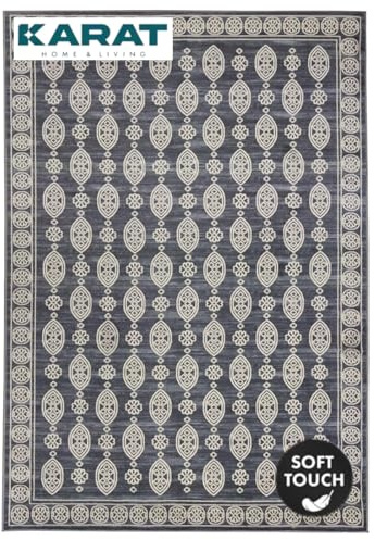 KARAT Kurzflor Teppich 160x230 cm – Waschbarer Rutschfester Teppich, Für Wohnzimmer, Kinderzimmer & Flur, Marrakesh