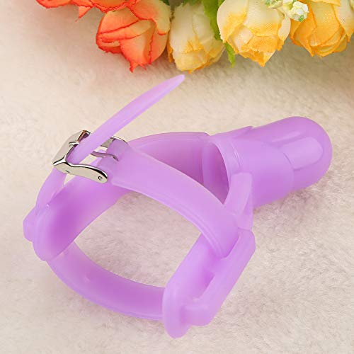 Jenivaint Baby Finger Protector Silikon Tumsugskydd Justerbar ögla 5,7 X 0,6 Tum Tumskydd för Barnsjukdomar och Fingerskydd för Spädbarn Barn 12 Månader Upp (Violett)