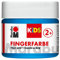 Marabu 03030050253 - Kids Fingerfarbe blau 100 ml, Fingermalfarbe auf Wasserbasis, parabenfrei, vegan, laktosefrei, glutenfrei, geeignet zum Malen in Kindergarten, Schule, Therapie und zu Hause