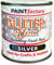 Glitter Effect Sparkling Finish Paint 'Silver' Ideal for Crafts and Hobbies