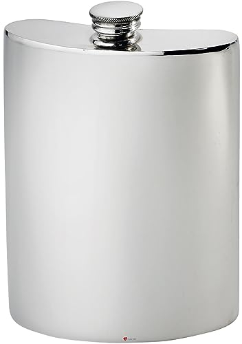 I LUV LTD 10 oz Peltre 2X-Grande Frasco en Forma de Riñón en Liso Brillante Acabado Pulido Posibilidad de Grabado Petacas para Hombre Personalizado