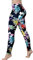 Bequeme Yogahose – weiche Milk Seide Workout Leggings für Frauen – lustige leichte Yoga-Leggings - mehrfarbig - 32/44 DE