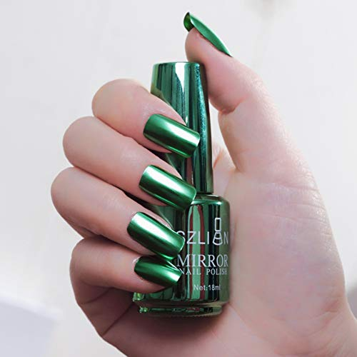URMAGIC 18 ml Metallic Glanz Nagellack Spiegel Gel Nagellack Lacke Metallic Spiegel Home Nail Art UV