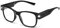 SKYWAY Lesebrille mit Licht, Wiederaufladbare Helle LED Beleuchtete Brille zum Lesen von Kleingedrucktem, Verschreibungspflichtigen Flaschen, Naharbeit (Schwarz, 3.0)
