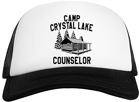 Camp Crystal Lake Weiß Schwarz Unisex Baseball Cap White Black Unisex
