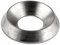 FASTON® Rosetten gedreht M8 Vollmaterial Edelstahl A1 VA (1 Stück) Rosette für Senkkopfschraube