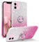 YINLAI iPhone 11 Case Bling Glitter Sparkle Shiny Cute iPhone 11 Case for Girls Women with 360 Grad Ring Holder Kickstand Slim Shockproof Protective Phone Case for iPhone 11, Pink Gradient