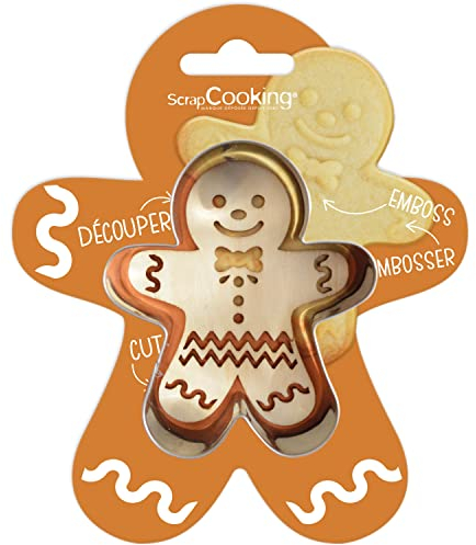 ScrapCooking Découpoir + embosseur Bois Ginger 2091
