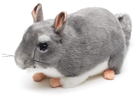 Uni-Toys - Chinchilla grau - 22 cm (Länge) - Plüschtier, Kuscheltier