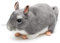 Uni-Toys - Chinchilla grau - 22 cm (Länge) - Plüschtier, Kuscheltier