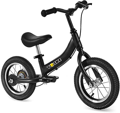 YBIKE 2 in 1 Laufrad, Kinderlaufrad und Kinderfahrrad Dual-Use-Funktion, geeignet für Kinder im Alter von 1-7, 12,14,16 Zoll mit Bremse, Pedal, Trainingstheorie