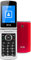 SPC OPAL - Cellulare con tasti flip, schermo grande, lettere e tasti grandi, luce, volume alto, configurazione remota, radio, fotocamera, bluetooth, Dual SIM, agenda 500 contatti, micro SD, rosso