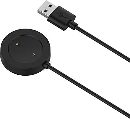 Chofit Chargers Compatible with Xiaomi Watch S1 Active Charger, 100cm Charging Cable USB Power Cord for Xiaomi Watch S1 Active(Not Xiaomi Watch S1) (Black)