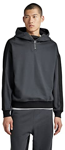 G-STAR RAW Herren Tape Color Block Loose Half Zip Hoodie