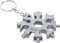 BGS Do it yourself Multifunktions-Werkzeug - Schneeflocke - 18-in-1 - Edelstahl 85880
