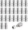 HLIWS 24 Pezzi 8mm mensola Supporto Perni,Perni per mensole armadio,con anello antiscivolo in silicone,per Mensola, Scaffalatura, Libreria, Mobili