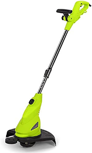 PRODCA 500W 28cm String Grass Trimmer, Stream Electric Strimmer, 10m Power Cable, 2.9kg Lightweight, Telescopic Pole, Garden Grass Trimmer and Edger for Cutting Lawn, Weed and Yard