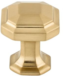 Top Knobs TK286HB TK286 Emerald 1-1/8 Inch Geometric Cabinet Knob from The Chareau Collection