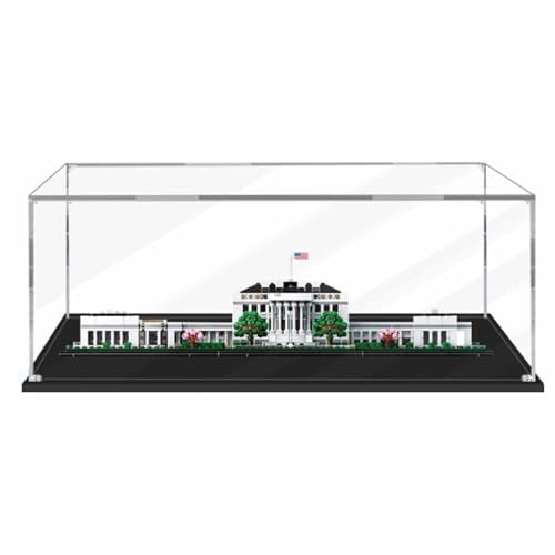 Display Case for Lego White House 21054, Acrylic Clear Display Box Showcase (Lego Set not Included)(3mm)