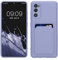 kwmobile Handyhülle kompatibel mit Samsung Galaxy S20 FE Hülle - Handy Cover mit Fach für Karten - in Lavendel