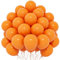Orange Luftballons, 50 Stück 12 Zoll Orange Luftballons, Matte Orange Latex Ballons Für Frauen Mädchen Kinder Für Orange Thema Geburtstagsfeier Halloween Babyparty Hochzeit Valentinstag Dekoration