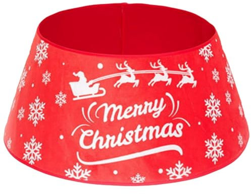 FIGGRITID Decorazione 'Albero di Natale Surround Base Copertura Gonna Piede Ornamento Colorato per la Casa Gonna Albero di Natale Festa, C Facile da Installare Facile da Usare