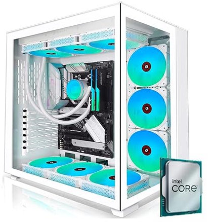 EMCA4 Computer Gaming PC Assemblato i7 13700k - RTX 4070 TI SUPER 16GB - SSD M.2 1TB nvme GEN4 - Ram 32GB DDR5 6000Mhz - Z790 - ARGB - Dissipatore a Liquido 360mm - Windows 11