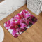 Paillasson d'intérieur avec fleurs de lys - Tapis de bienvenue antidérapant et lavable - 40,6 x 61 cm - Tapis de porte d'entrée super absorbant