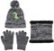 Mütze Herren Damen Beanie Festival Classic Strickmützen Elastizität Elegant Wintermütze Outdoor Warme Fischermütze Winter Weich 3-Teiliges Set Sportmütze Mit Schal Und Handschuhe Caps Strickmütze